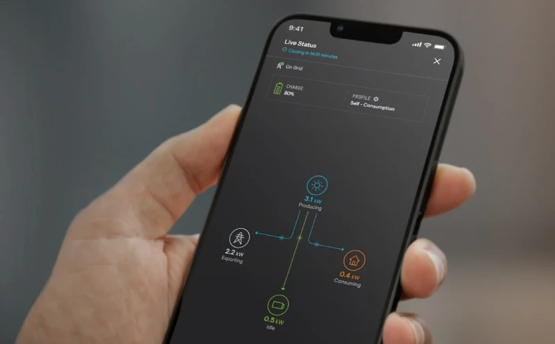 The Enphase Solar PV System monitoring App