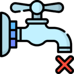 Turn the water off when closed